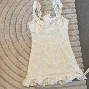 Reformation || Nora Knit Eyelet Dress